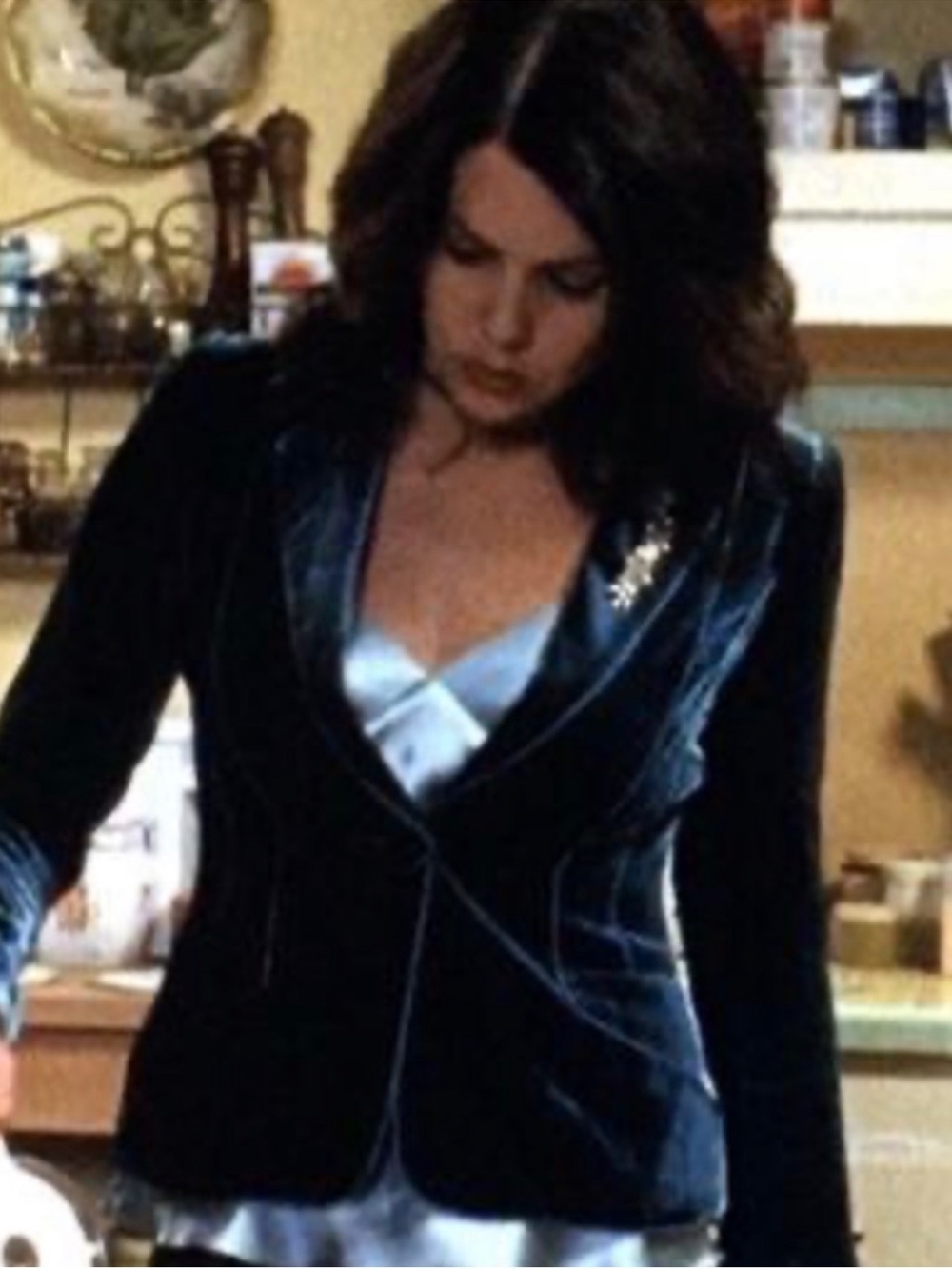 ASO Lorelai Gilmore Gilmore Girls Laundry by Shelli Segal Silk Beaded Cami M - Picture 3 of 11